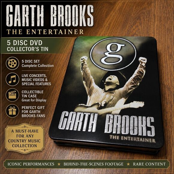 Other - Garth Brooks The Entertainer 5 Disc DVD Collector's Tin Complete Set